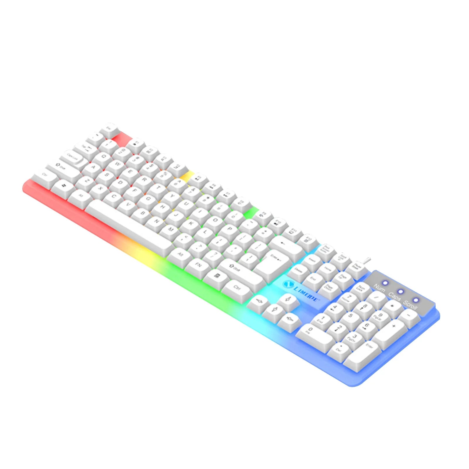 Keyboard, Luminous Keyboard and Mouse Set Hovering Keyboard Mechanical Feeling Gaming Mouse and Keyboard Colourful RGB Lights Wired Keyboard Wired Mouse,Valentines Day Gifts for Him/Her