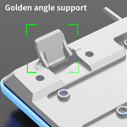 Keyboard, Luminous Keyboard and Mouse Set Hovering Keyboard Mechanical Feeling Gaming Mouse and Keyboard Colourful RGB Lights Wired Keyboard Wired Mouse,Valentines Day Gifts for Him/Her