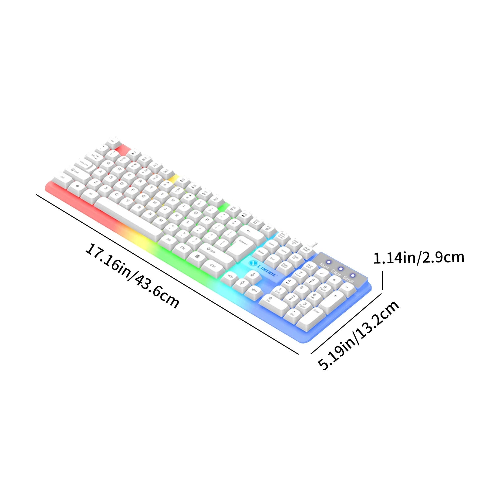 Keyboard, Luminous Keyboard and Mouse Set Hovering Keyboard Mechanical Feeling Gaming Mouse and Keyboard Colourful RGB Lights Wired Keyboard Wired Mouse,Valentines Day Gifts for Him/Her